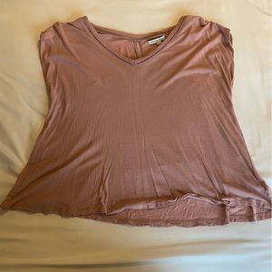Pale pink top from American Eagle.